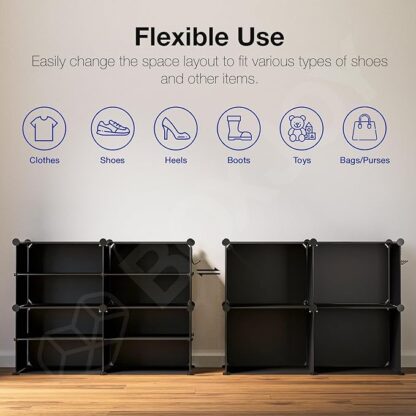 8 Shelf Shoe Rack