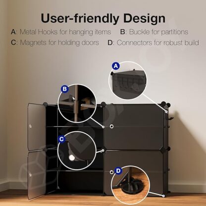 8 Shelf Shoe Rack