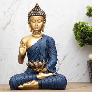 Blue Golden Buddha Statue