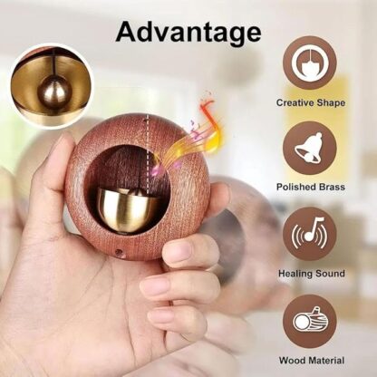 Brass Wooden Door Bell