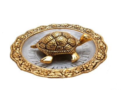 Crafts Metal Feng Shui Golden Tortoise