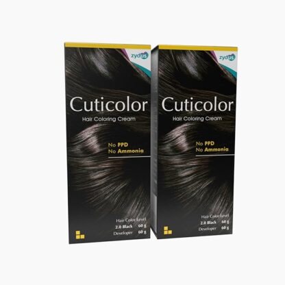 Cuticolor Permanent Hair Color Cream - Black
