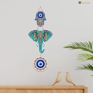 Elephant Wooden Wall Hanging
