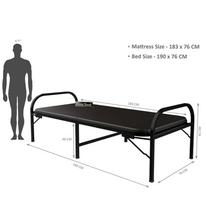 Metal Folding Bed Single
