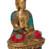 Multicolor Brass Buddha