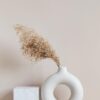Pampas Grass Flower Vase