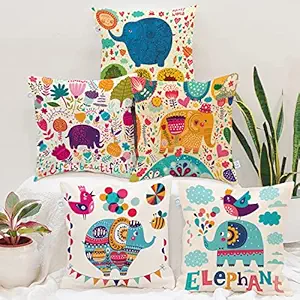 Printed Canvas Cotton Cushion Covers