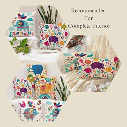 Printed Canvas Cotton Cushion Covers
