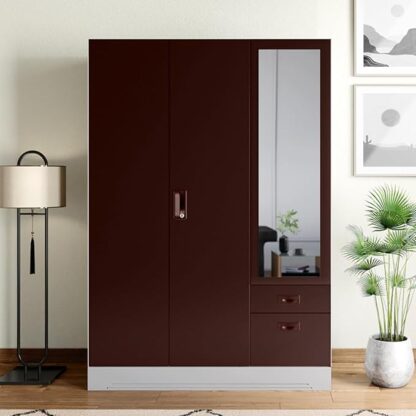 Slimline Blend 3-Door Steel Almirah