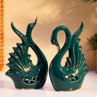Swan Pair Ceramic