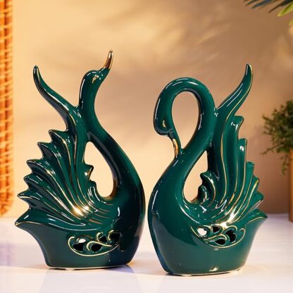 Swan Pair Ceramic