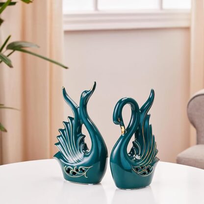 Swan Pair Ceramic