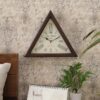 Triangle Designer Digital Wall Clock Antique