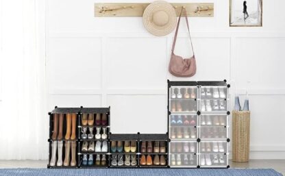 𝟖 𝐒𝐡𝐞𝐥𝐟 Shoe Rack Plastic