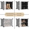 𝟖 𝐒𝐡𝐞𝐥𝐟 Shoe Rack Plastic