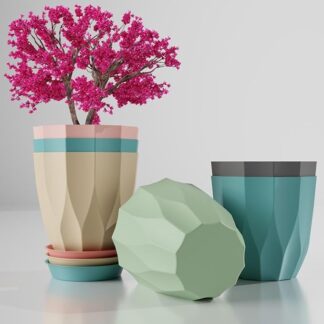 6.3 Inch Flower Pots for Home Decoration