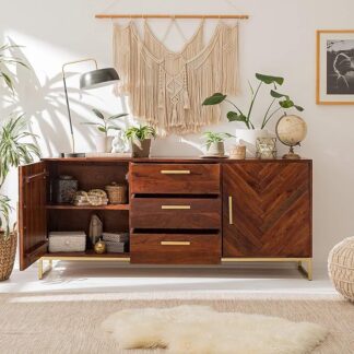 Crockery Cabinets with 3 Drawers & 2 Door