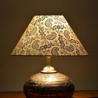 Designer Shade Terracotta Table lamp