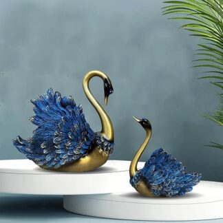 Hand Crafted Swan Pair