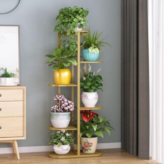Multi-Tiered Metal Flower Pot Stand