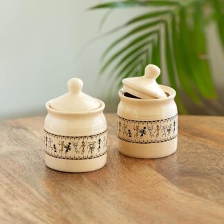 Ceramic Pickle Jars  - Art Of Warli