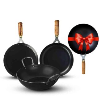 Pre-Seasoned Iron Cookware Set