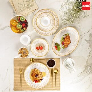 Royal Amber 33 Pcs Dinner Set