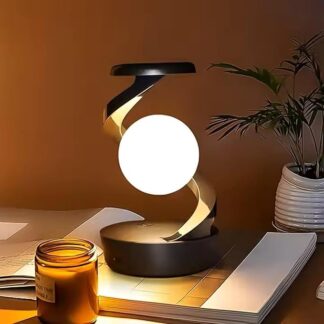 3D Visual Levitation Ball Table Lamp 360° Spiral Rotating Desk Lamp